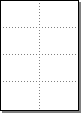 Print tickets on perforated card sheets