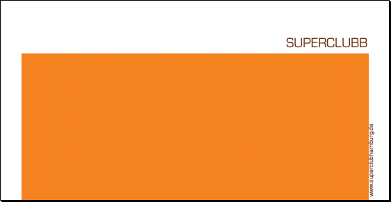 Ticket template in landscape orientation