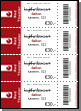 Print with TicketCreator on customized ticket stocks